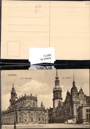 688711 Dresden Hofkirche Schloss
