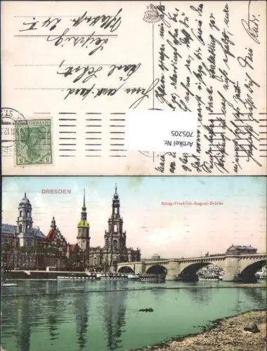 705205 Dresden König Friedrich August Brücke