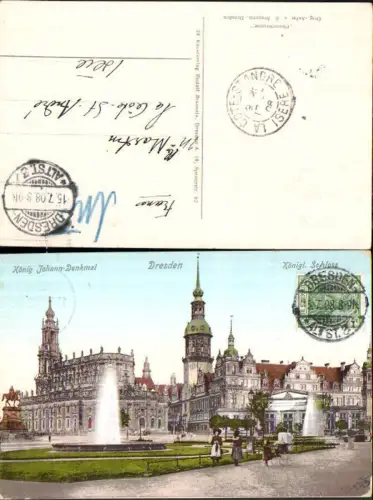 709649 Dresden Schloss Johann Denkmal pub Brauneis
