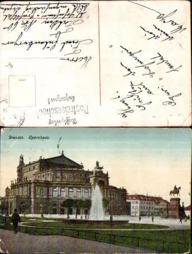 709676 Dresden Opernhaus Oper gel Falken Hohenstein Ernstthal Callenberg