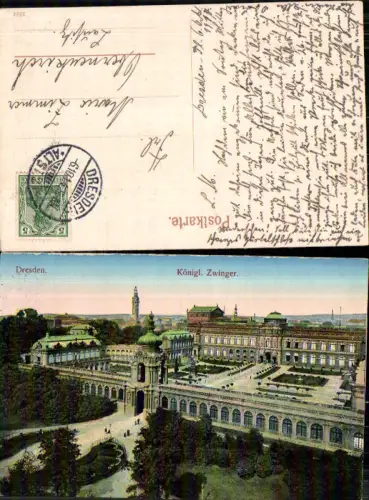 709680 Dresden Zwinger gel Oberneukirch Lausitz