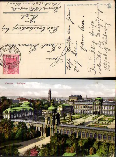 709682 Dresden Zwinger gel Neumühlen Dietrichsdorf bei Kiel