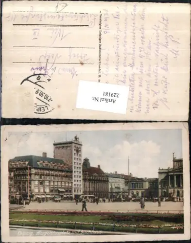 229181,Leipzig Augustusplatz m. Hochhaus
