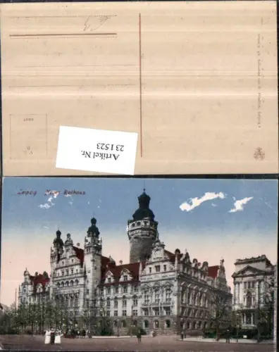 231523,Leipzig Neues Rathaus