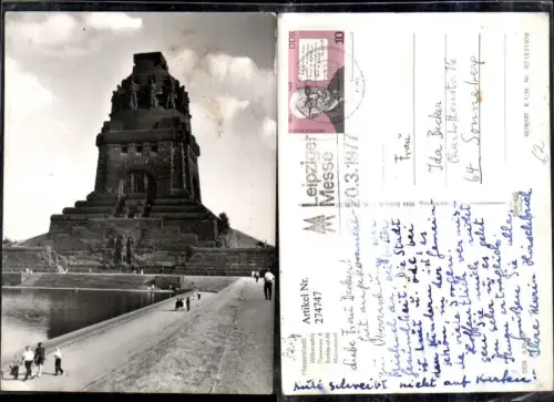 274747,Leipzig Völkerschlachtdenkmal Denkmal