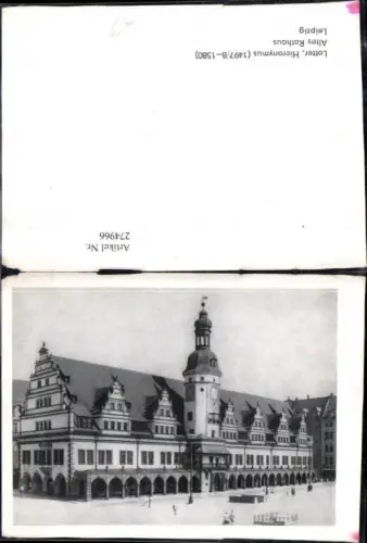 274966,Leipzig Altes Rathaus