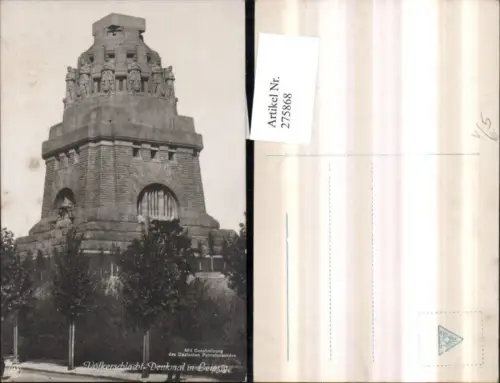 275868,Leipzig Völkerschlachtdenkmal pub NPG 5286