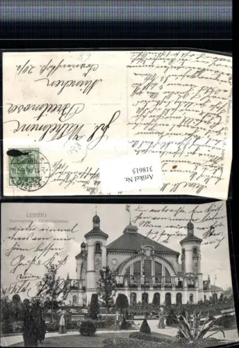 318615,Leipzig Palmengarten Gesellschaftshaus Gebäude