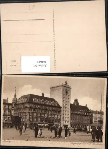 344617,Leipzig Augustusplatz m. Hochhaus