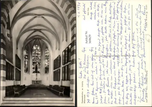369629,Leipzig Thomaskirche Kirche Innenansicht Altarraum