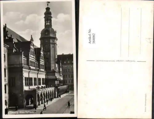 384002,Leipzig Altes Rathaus Gebäude Turm