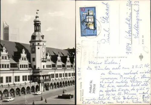392610,Leipzig Altes Rathaus Turm