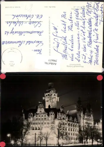 396677,Leipzig Rathaus b. Nacht pub VEB