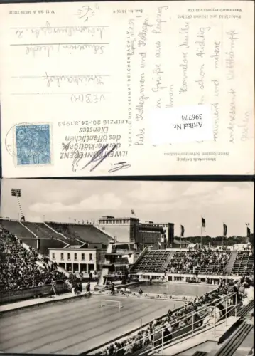 396774,Leipzig Schwimmstadion Schwimmbecken Weltkonferenz d. Werktätigen 1959 pub VEB