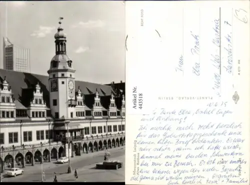 443518,Leipzig Altes Rathaus Gebäude Turm
