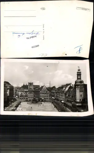 688339 Leipzig Marktplatz u. altes Rathaus