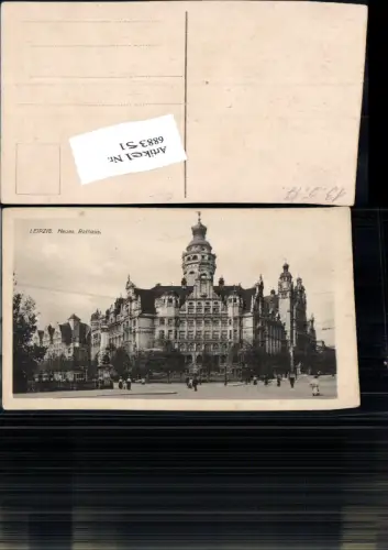 688351 Leipzig Neues Rathaus Rathausring