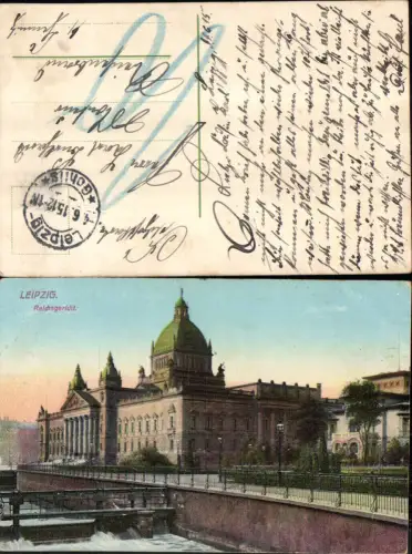 703623 Leipzig Reichsgericht Gericht gel Reichenbrand Chemnitz Nachgebühr Vermerk