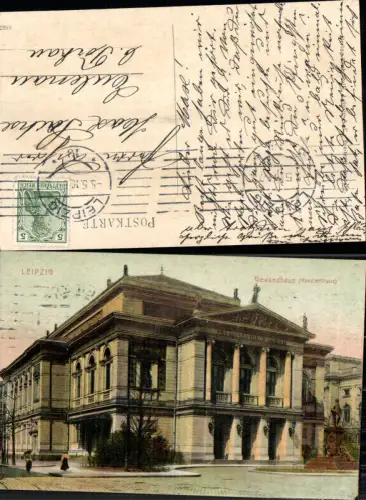 703644 Leipzig Gewandhaus Konzerthaus gel Eulenau Torgau Beilrode