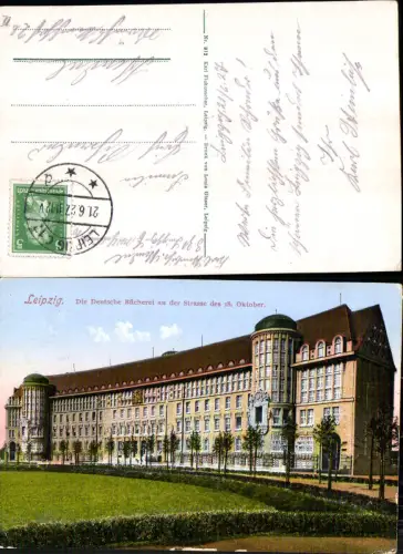 703645 Leipzig Deutsche Bücherei a.d. Straße d. 18. Oktober
