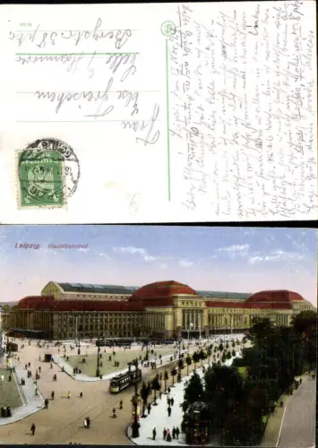 703652 Leipzig Bahnhof Hauptbahnhof gel Celle hannover