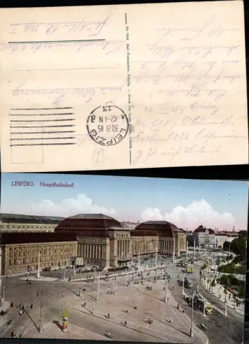 703654 Leipzig Bahnhof Hauptbahnhof gel Niederschönweide Berlin