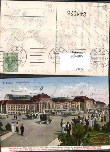 703661 Leipzig Bahnhof hauptbahnhof tolle Partie Autos Tram Straßenbahn