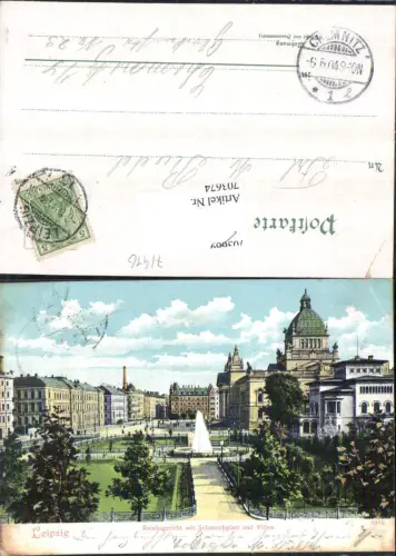 703674 Leipzig Reichsgericht Schmuckplatz Villen