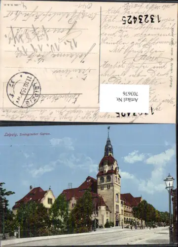 703676 Leipzig Zoologischer Garten Feldpost Gössnitz