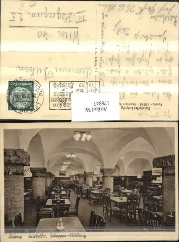 176847,Leipzig Rastkeller Schappen-Abteilung Bes. Karst