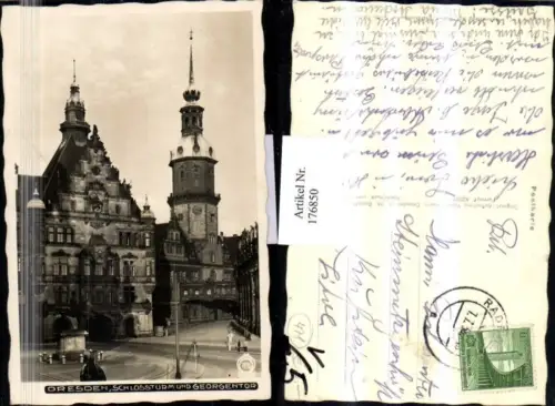 176850,Dresden Schlossturm u. Georgentor pub Walter Hahn