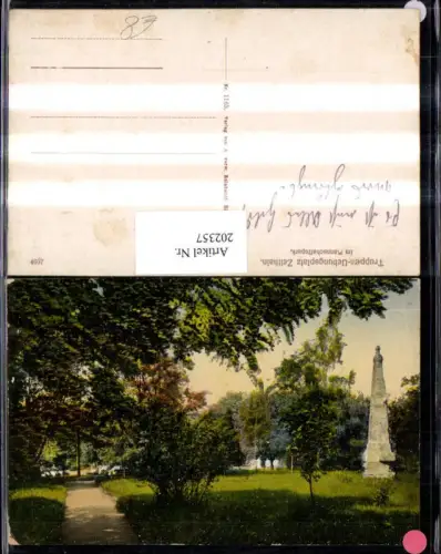 202357,Truppen-Übungsplatz Zeithain Im Mannschaftspark Park Säule