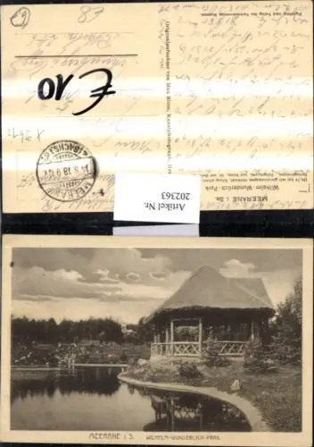 202363,Meerane i. S. b. Zwickau Wilhelm-Wunderlich-Park Partie