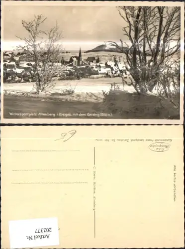202377,Altenberg i. Erzgebirge m. d. Geising Winteransicht