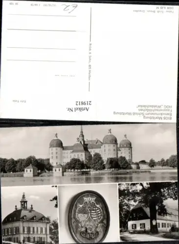 219812,Moritzburg Burg Barockmuseum Fasanenschlößchen HOG Waldschänke Mehrbildkarte
