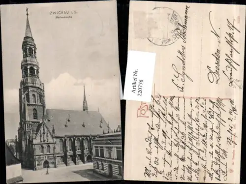 220776,Zwickau i. Sachsen Marienkirche Kirche pub Trenkler e Co