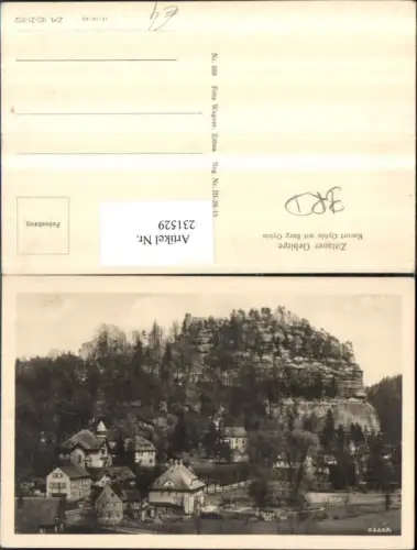 231529,Zittauer Gebirge Kurort Oybin m. Berg Oybin