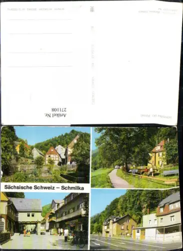 271108,Schmilka Straßenansichten Mehrbildkarte