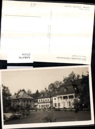 271116,Pillnitz b. Dresden HO-Gaststätte Schlossschänke