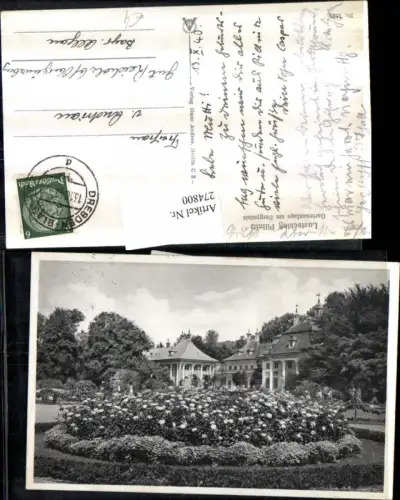 274800,Lustschloss Schloss Pillnitz b. Dresden Gartenanlage am Bergpalais