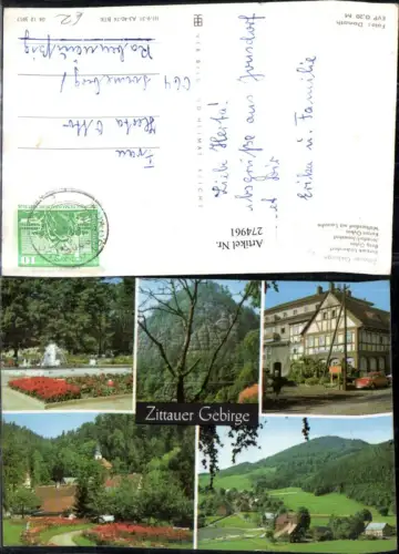 274961,Kurpark Lückendorf Berg Oybin u. Ort Jonsdorf Waltersdorf m. Lausche Mehrbildkarte