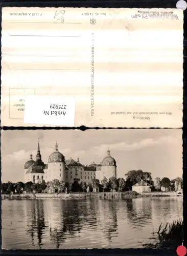 275929,Moritzburg Blick v. Kapellenteich auf d. Jagdschloss Schloss pub VEB 12euro846 K
