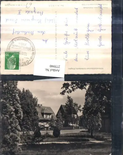 275940,Grünbach im Vogtland Häuser Partie pub VEB 14euro3010 K