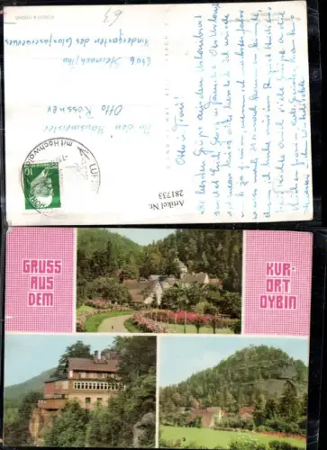 281733,Oybin Teilansicht Kurpark HOG Berg Oybin Mehrbildkarte