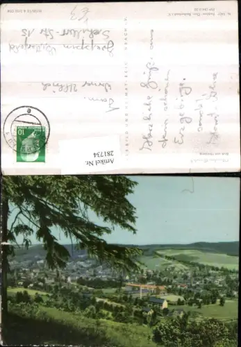 281734,Olbernhau im Erzgebirge Totale Blick vom Hainberg pub VEB