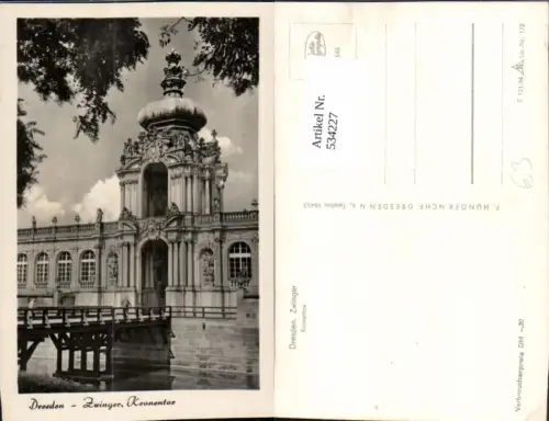 534227,Foto Ak Dresden Zwinger Kronentor