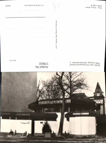 570032,Foto Ak Leipzig Kirche