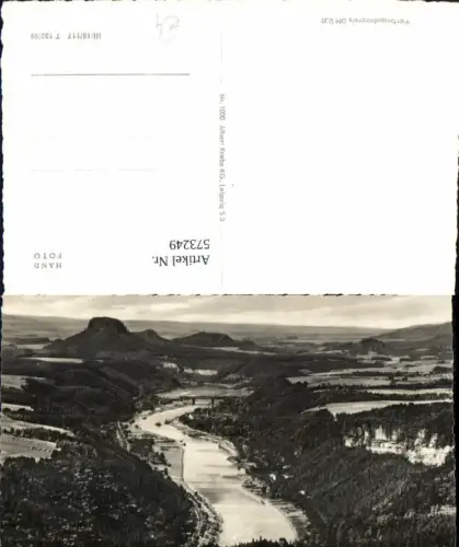 573249,Foto Ak Blick v. Gr. Winterberg auf Bad Schandau Postelwitz u. Krippen