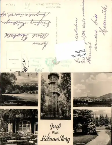 576574,Gruss vom Löbauer Berg Friedenshain Löbau Reichenbach Weißenberg