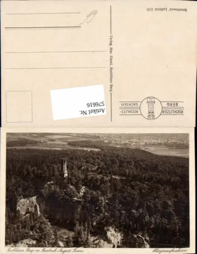 576616,Rochlitzer Berg mit Friedrich August Turm Rochlitz bei Königsfeld Fliegeraufnahme